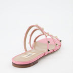 Offene schuhe Sandales Rockstud Valentino Garavani Rosa Femme
