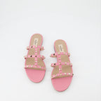 Offene schuhe Sandales Rockstud Valentino Garavani Rosa Femme