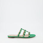 Scarpe aperte Sandales Rockstud Valentino Garavani Verde Femme