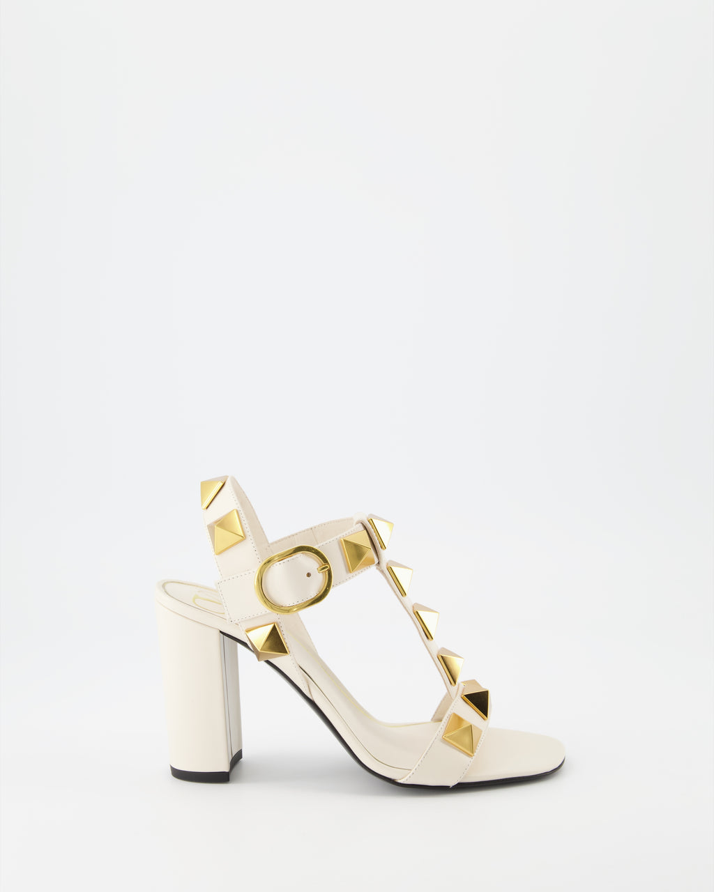Sapatos abertos Sandales Roman Stud Valentino Garavani Branco Femme