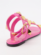 Chaussures ouvertes Sandales Roman Stud Valentino Garavani Rose Femme