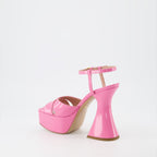 Sapatos abertos Sandálias de Plataforma Moschino Rosa Femme