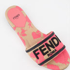 オープントゥシューズ シグネチャーサンダル Fendi ピンク 女性
