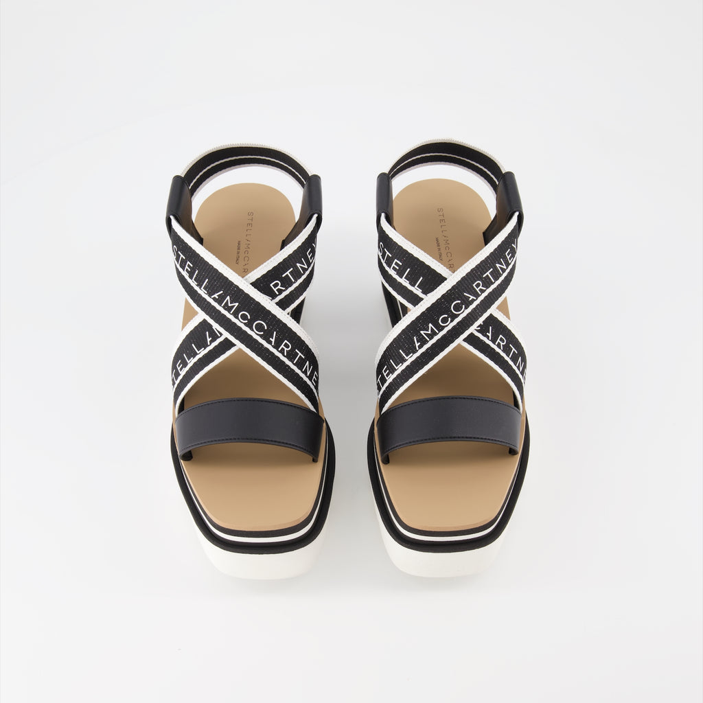 Zapatos de plataforma Sandales Sneak Elyse Stella McCartney Negro Femme