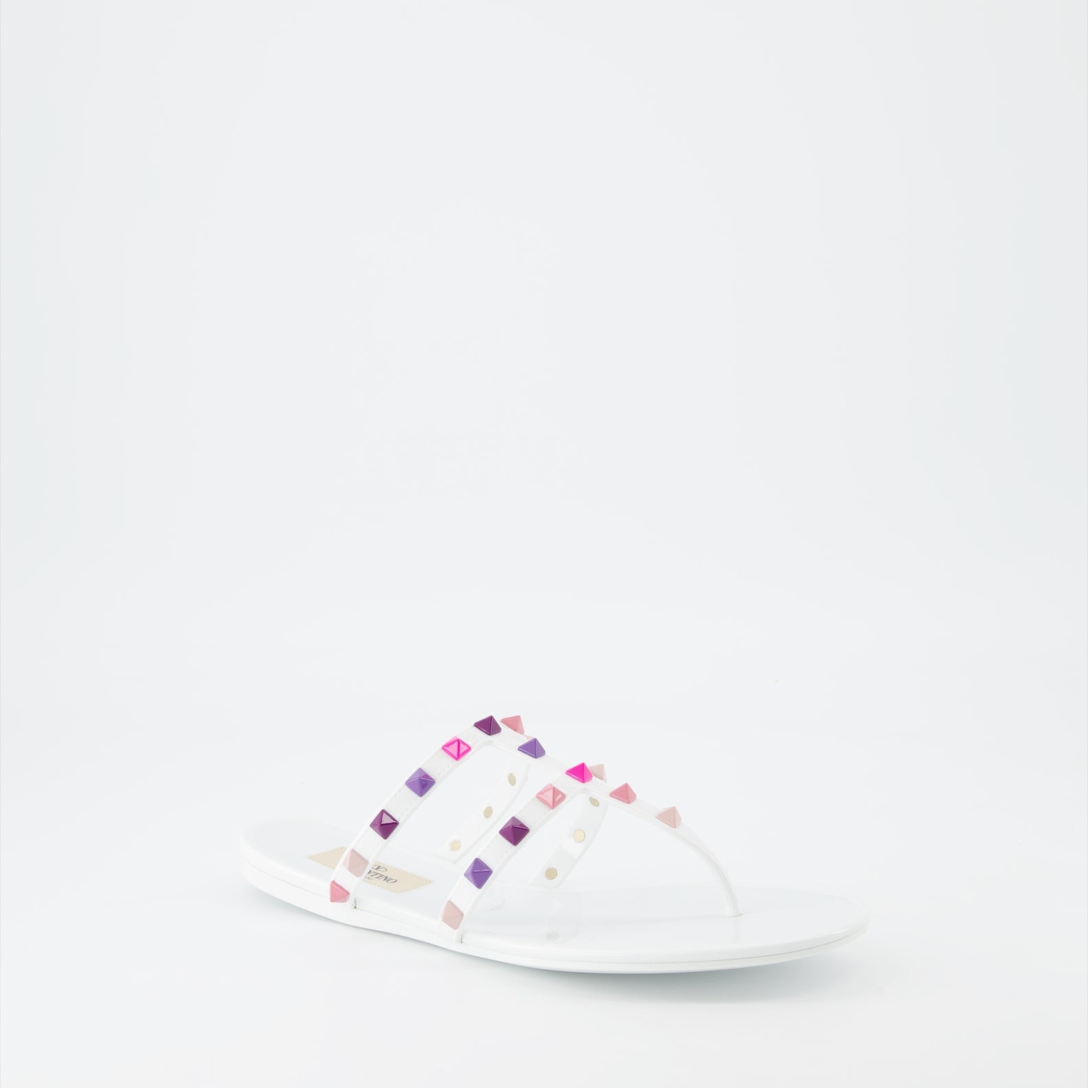 Sapatos abertos Sandales Rockstud Valentino Garavani Branco Femme