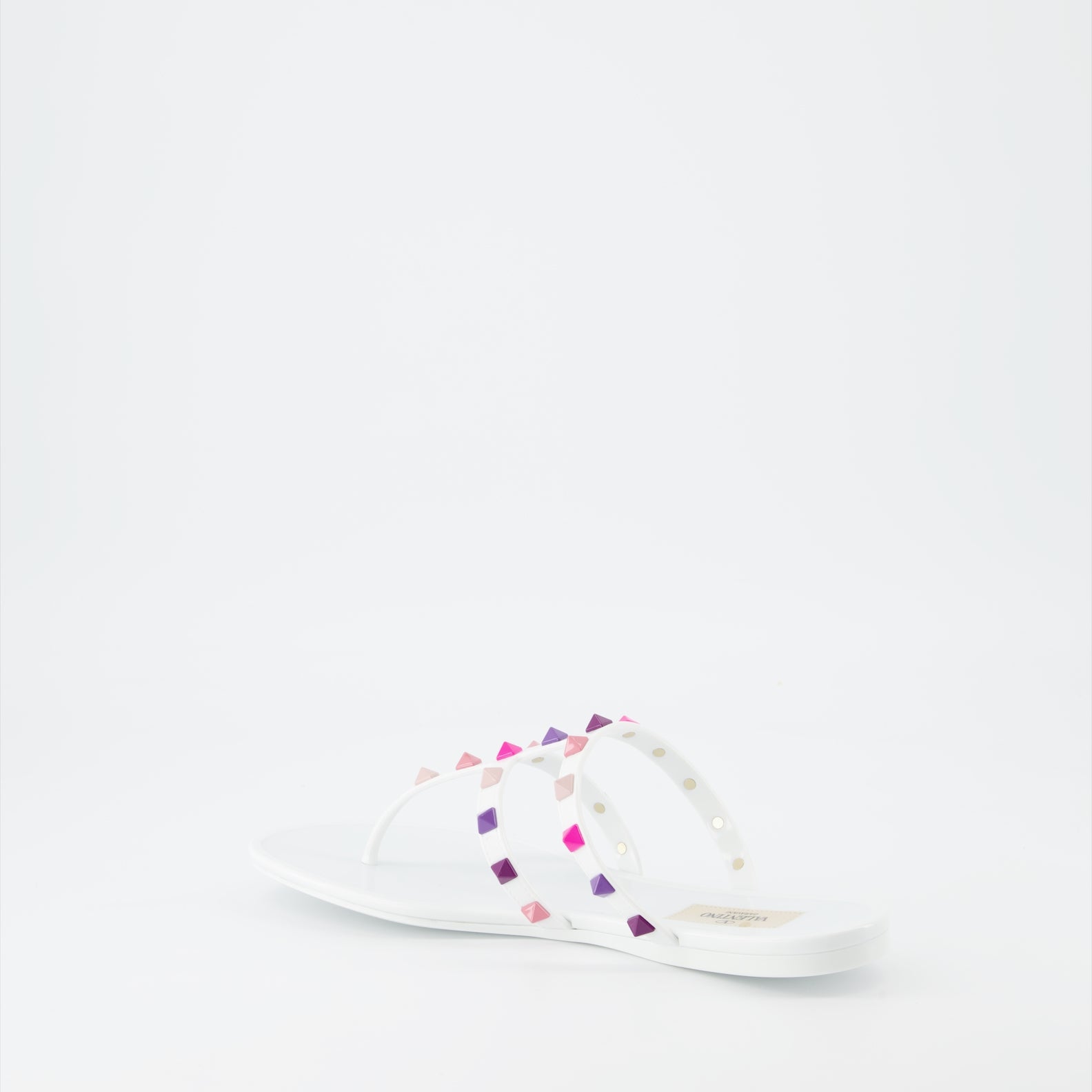 Sapatos abertos Sandales Rockstud Valentino Garavani Branco Femme