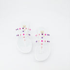 Sapatos abertos Sandales Rockstud Valentino Garavani Branco Femme