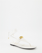 오픈 슈즈 Sandales VLogo Chain Valentino Garavani 하얀색 Femme