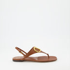 Chaussures ouvertes Sandales VLogo Valentino Garavani Marron Femme