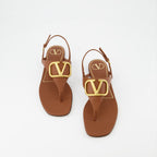 Chaussures ouvertes Sandales VLogo Valentino Garavani Marron Femme