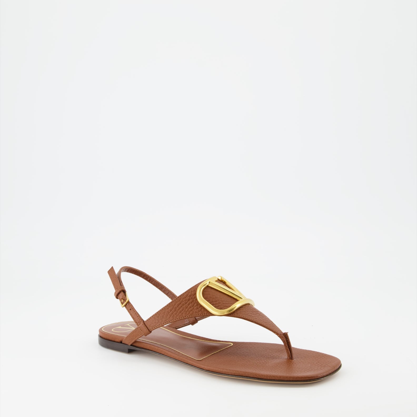 Chaussures ouvertes Sandales VLogo Valentino Garavani Marron Femme