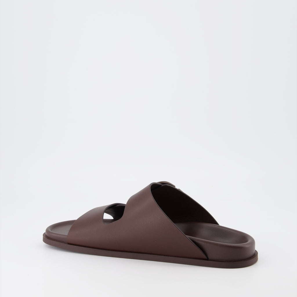 Sapatos abertos Sandales VLogo Valentino Garavani Marrom Homme