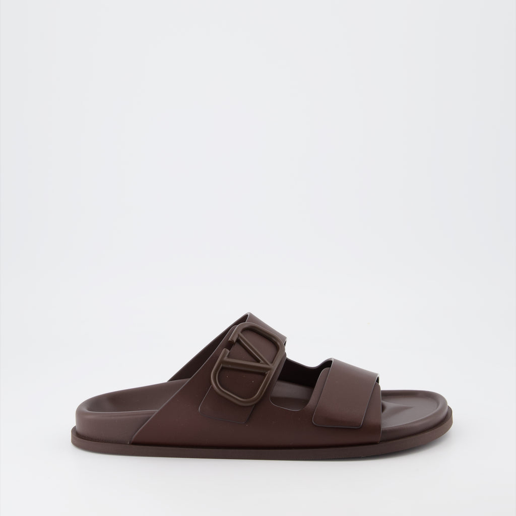 Sapatos abertos Sandales VLogo Valentino Garavani Marrom Homme