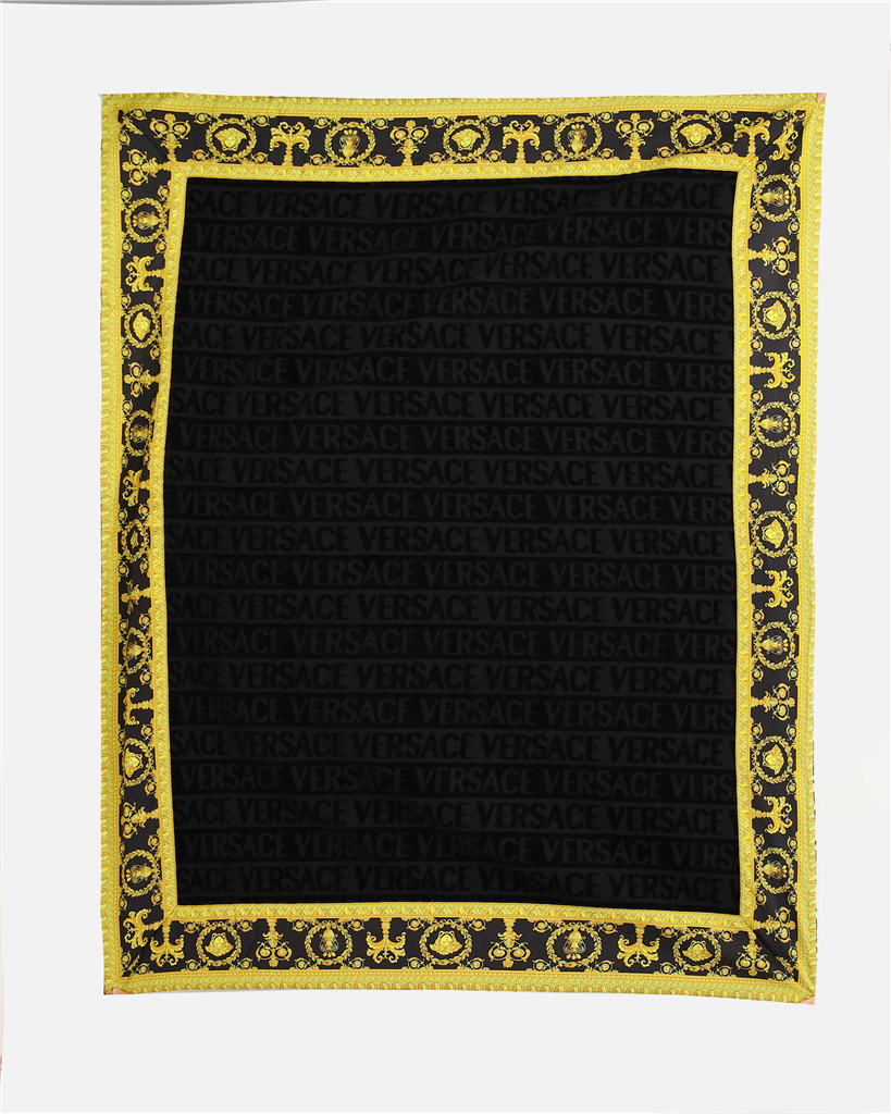 Lifestyle Serviette de bain monogrammée Versace Noir Unisexe