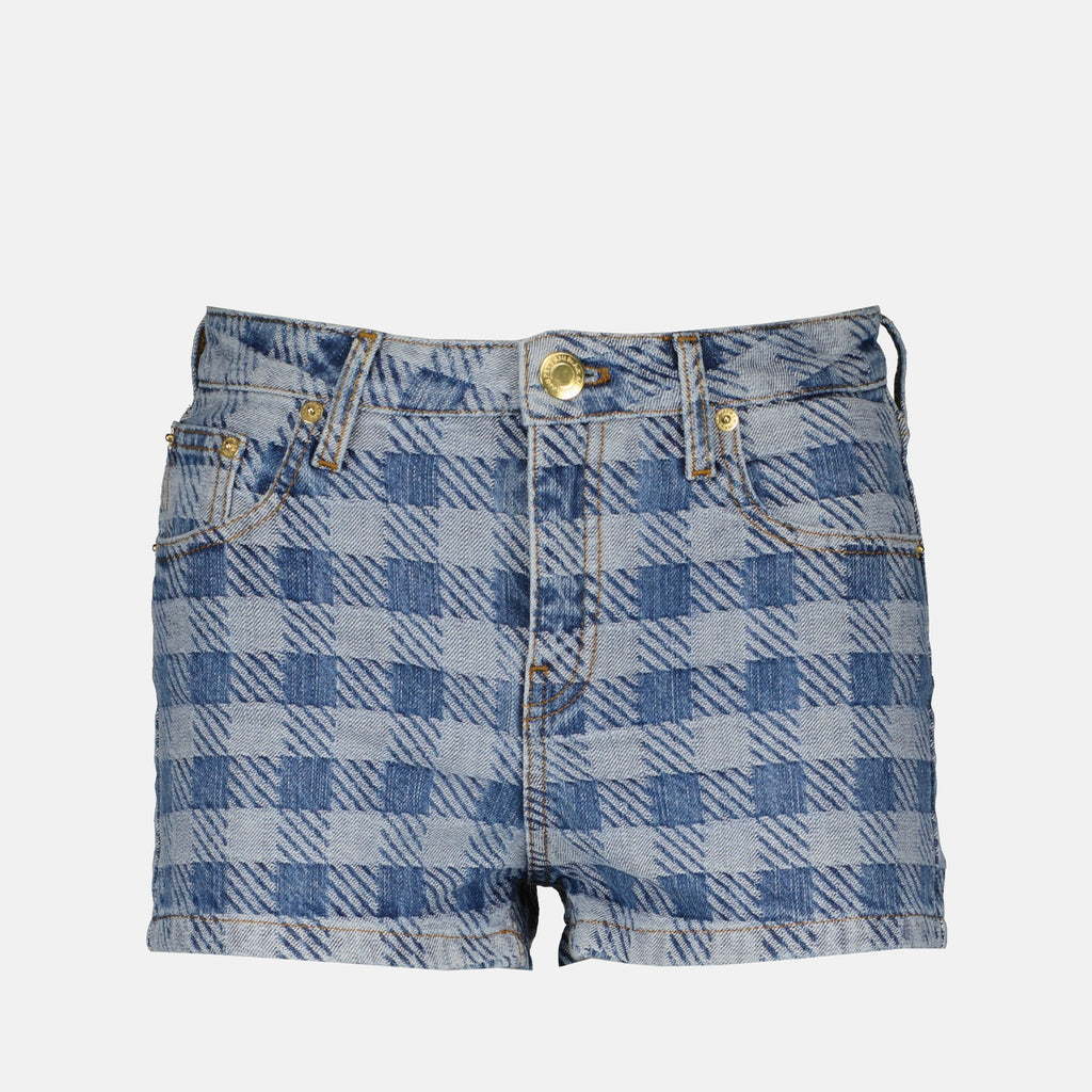 Shorts Short à carreaux Ami PARIS Azul Femme