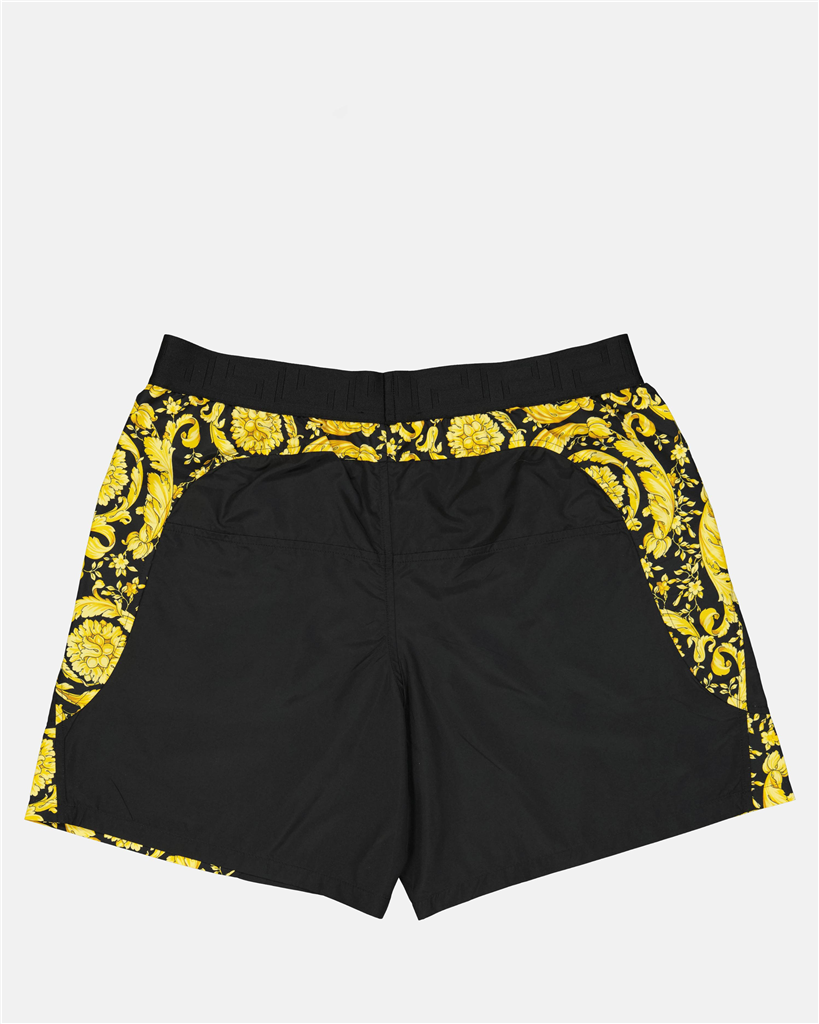 ビーチウェア バロッコショーツ Versace 黒 男