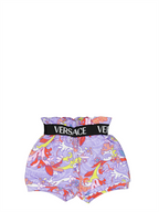 의류 Short Barocco Versace 보라 어린이들