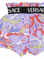 의류 Short Barocco Versace 보라 어린이들