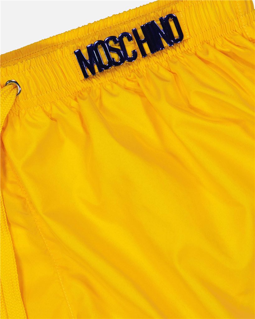 쇼츠 Short de bain à logo Moschino 노란색 Homme