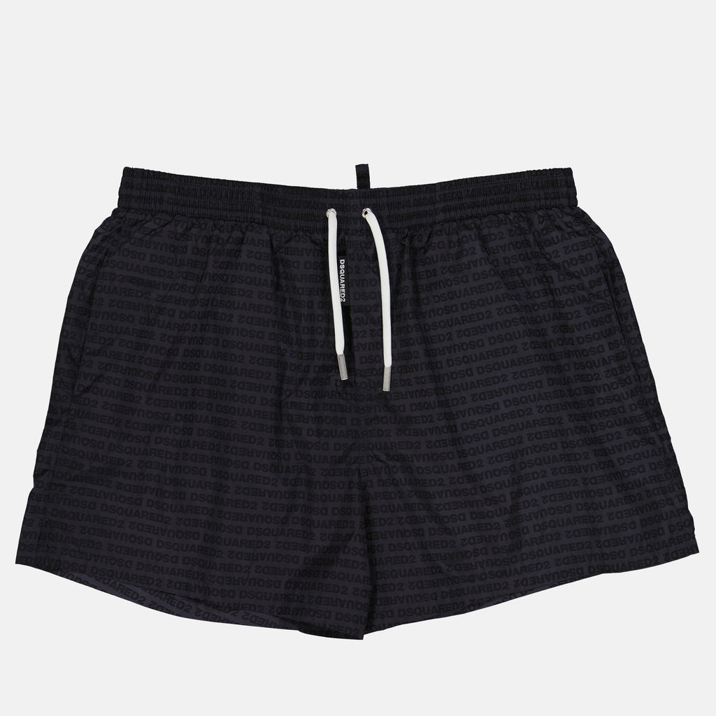 Beachwear D2 Allover swim shorts Dsquared2 Gray Man