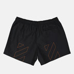 Beachwear Maillot de bain Diag Off-White Noir Homme