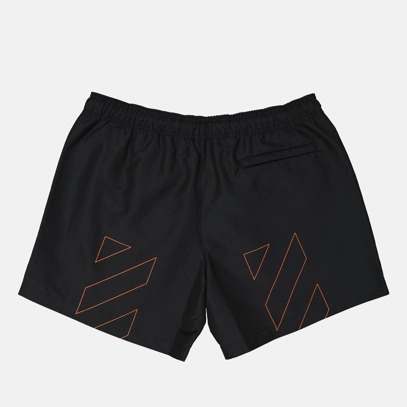 Beachwear Maillot de bain Diag Off-White Noir Homme