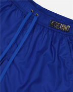 Strandmode Short de bain logo plaque Moschino Blau Homme
