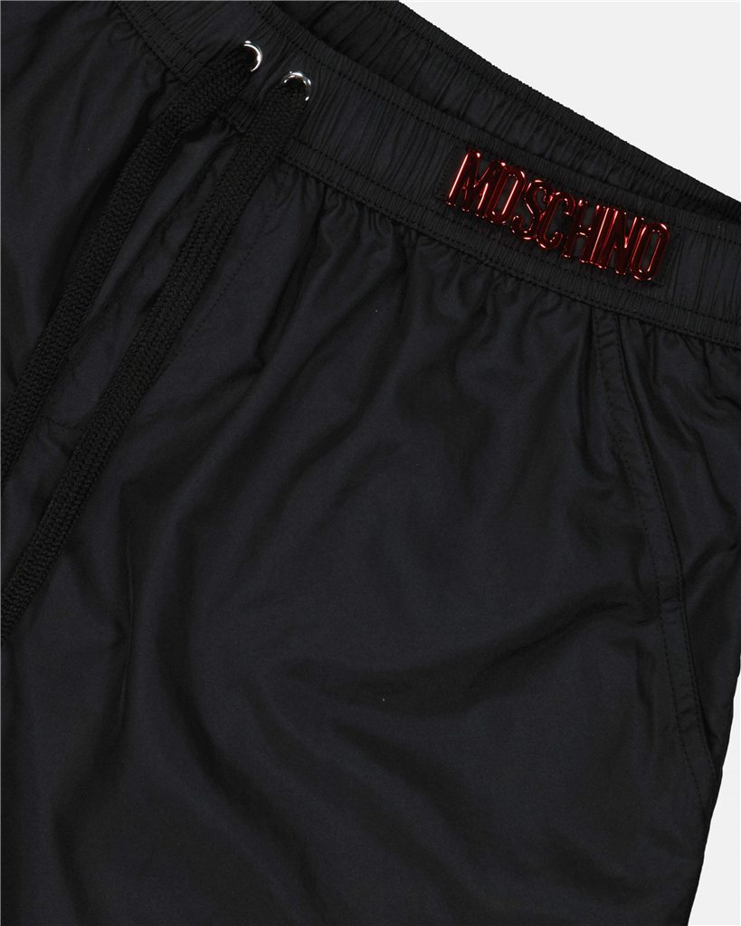 Moda praia Short de bain logo plaque Moschino Preto Homme
