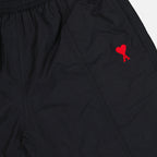 Short de bain long Ami de Coeur noir