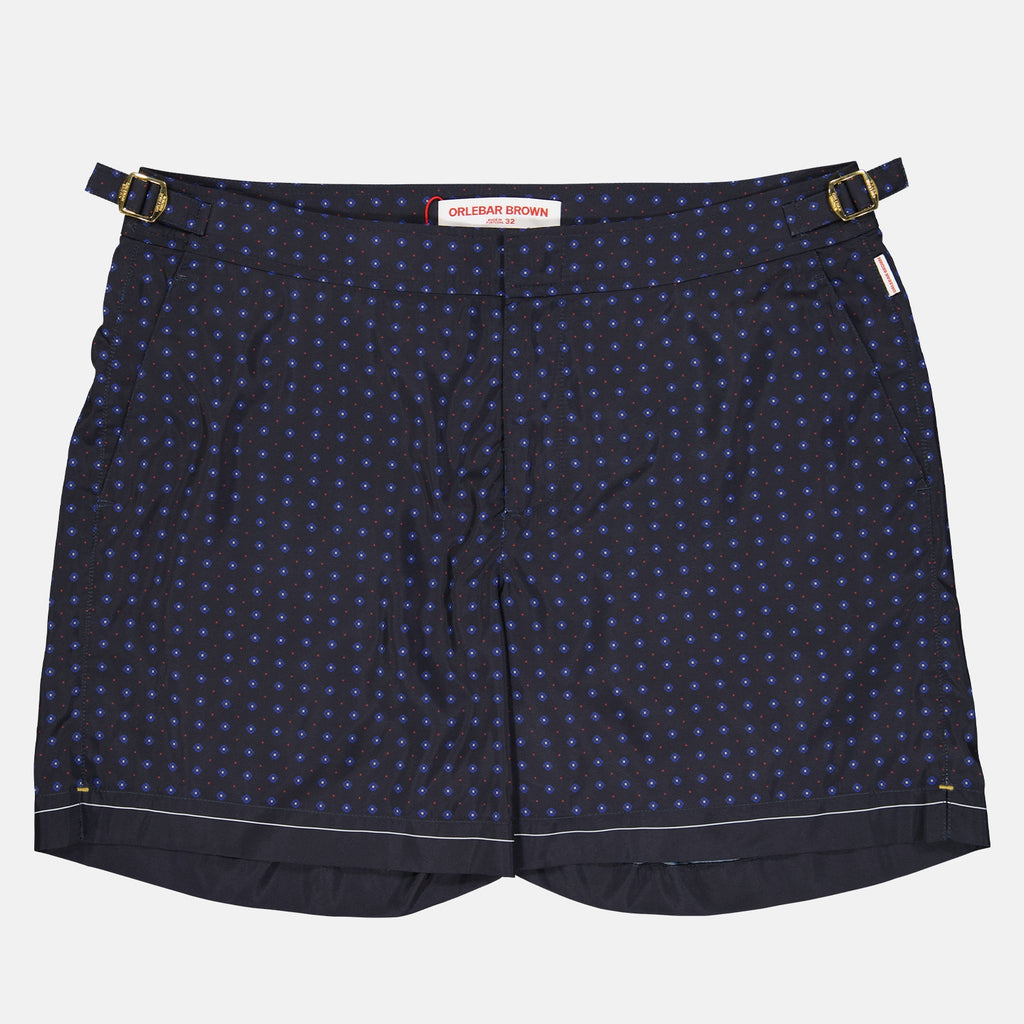 비치웨어 Short de bain mi-long Orlebar Brown 진한 파란색 Homme