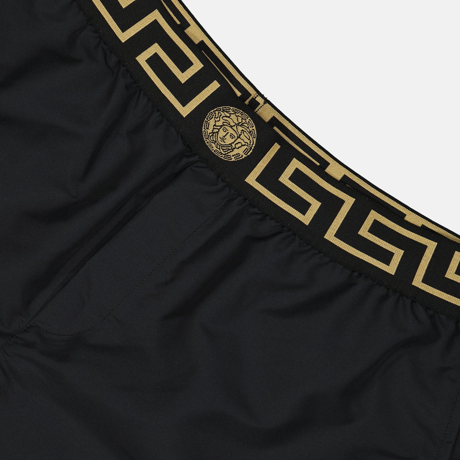 ビーチウェア メドゥーサ スイムショーツ Versace 黒 男