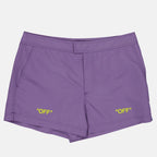 Moda mare Short de bain Off Quote Off-White Viola Homme