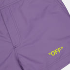 Moda mare Short de bain Off Quote Off-White Viola Homme