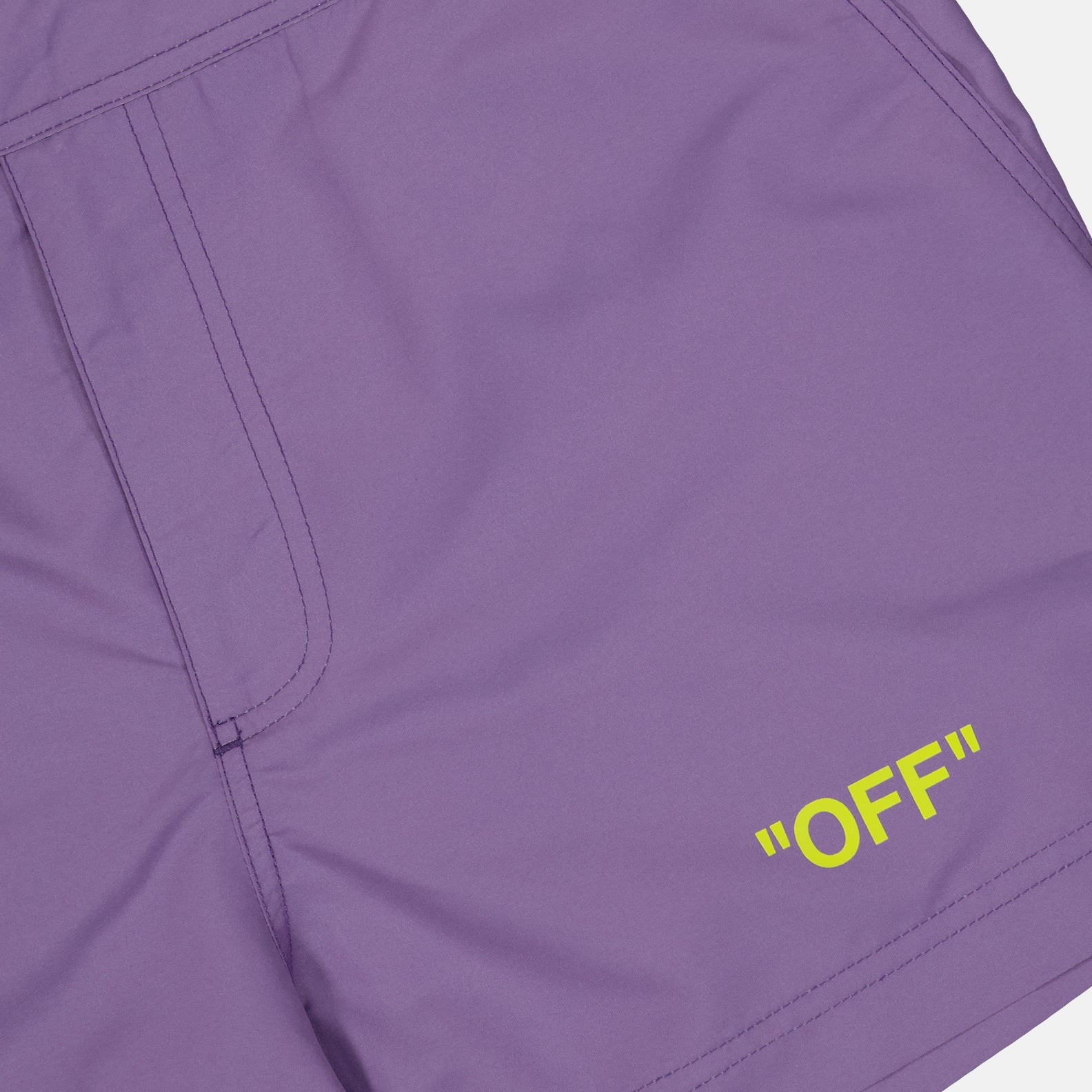 Moda mare Short de bain Off Quote Off-White Viola Homme