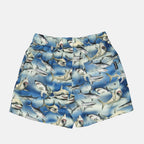 Beachwear Maillot de bain sharks Palm Angels Bleu Homme