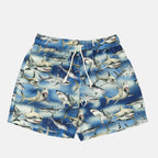 Beachwear Maillot de bain sharks Palm Angels Bleu Homme