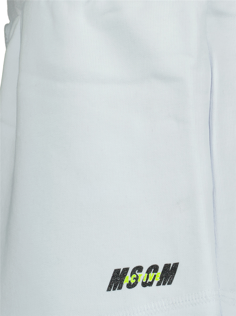 ショートパンツ コットンショーツ MSGM 白 女性