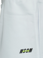ショートパンツ コットンショーツ MSGM 白 女性