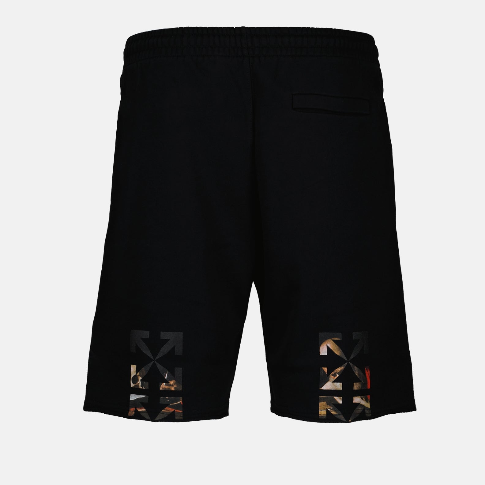 Moletons Short Caravaggio Paint Off-White Preto Homme
