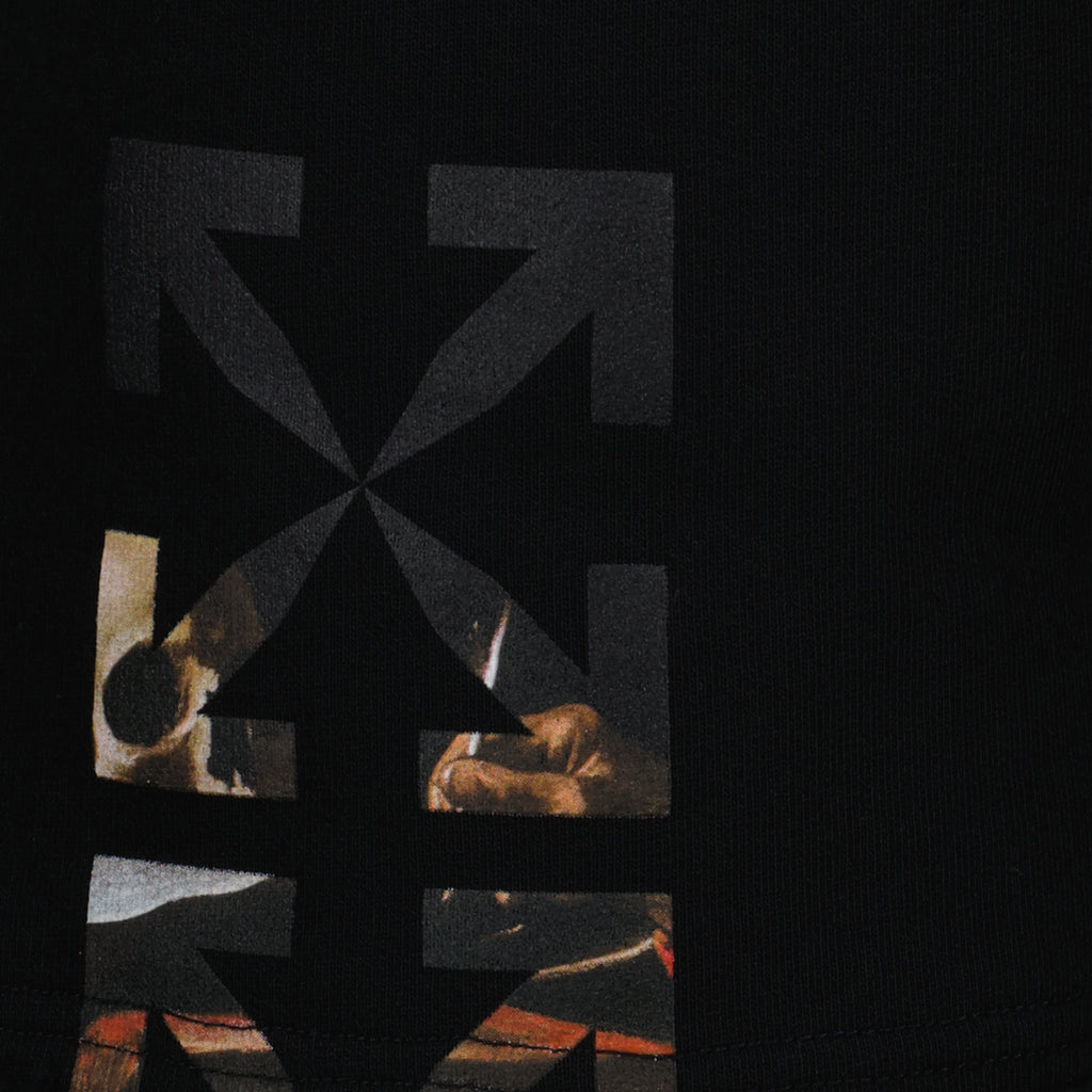 Moletons Short Caravaggio Paint Off-White Preto Homme