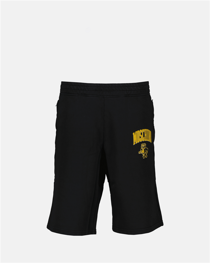 Shorts Short en coton Moschino Schwarz Homme