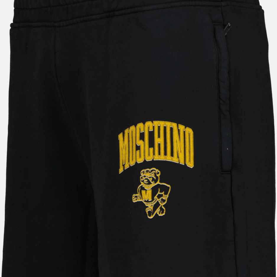 Shorts Short en coton Moschino Schwarz Homme