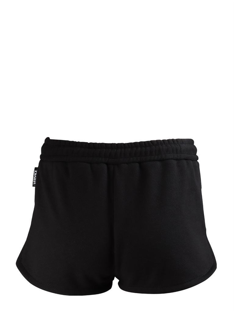 팬츠 Short en coton La Greca Accent Versace 검은색 Femme