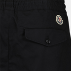 반바지 코튼 반바지 Moncler 블랙 남성