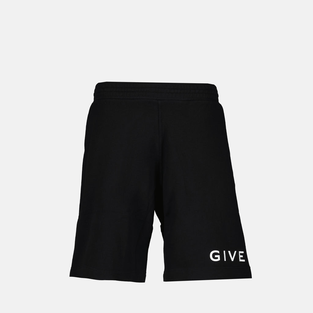Shorts Cotton shorts Givenchy Black Man