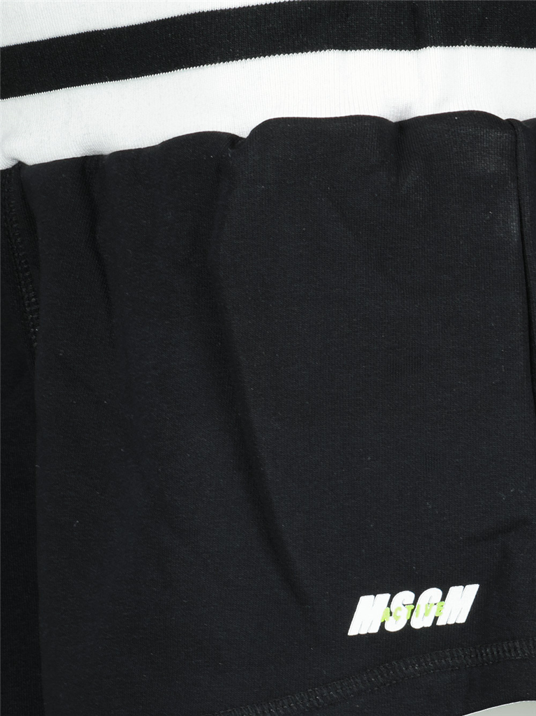 Shorts Cotton Shorts MSGM Black Women