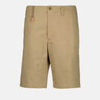 Shorts Short en gabardine Moncler Beige Homme