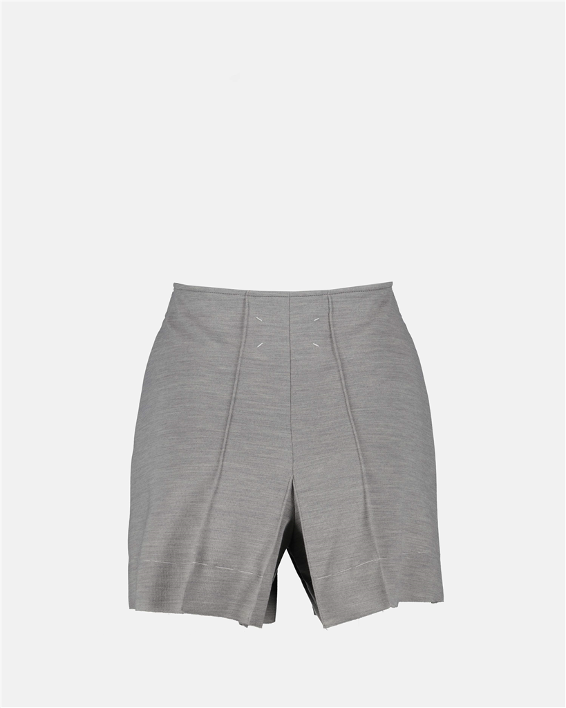 Pantalons Short en laine Maison Margiela Gris Femme