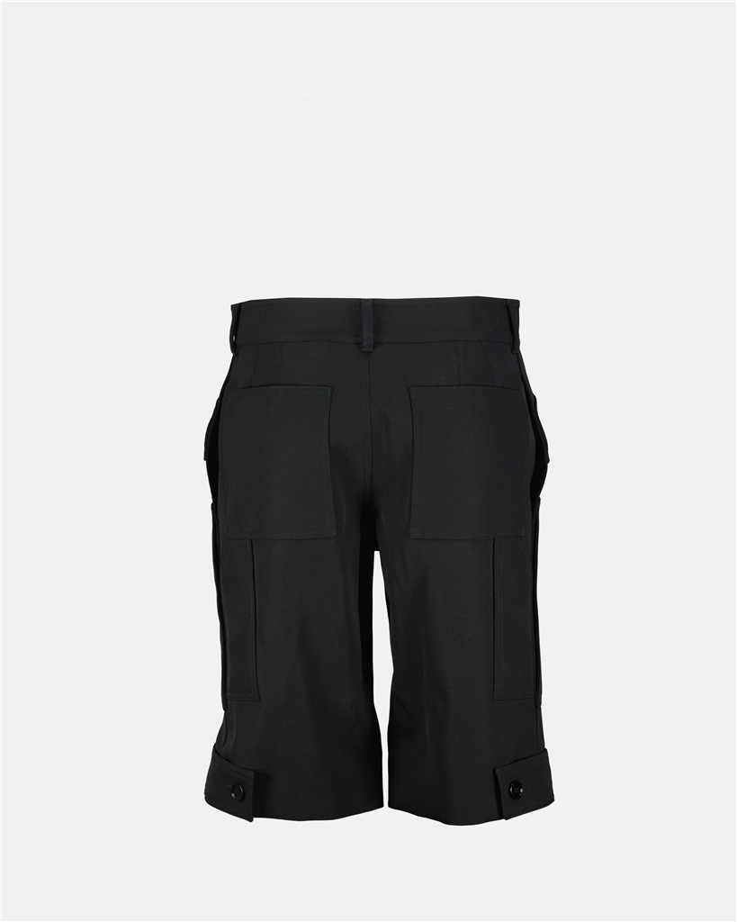 ショートパンツ ウールショーツ Burberry 黒 男