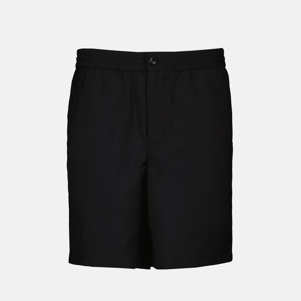 Short en laine noir